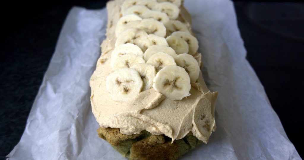 Bananenbrot mit Erdnussbutter