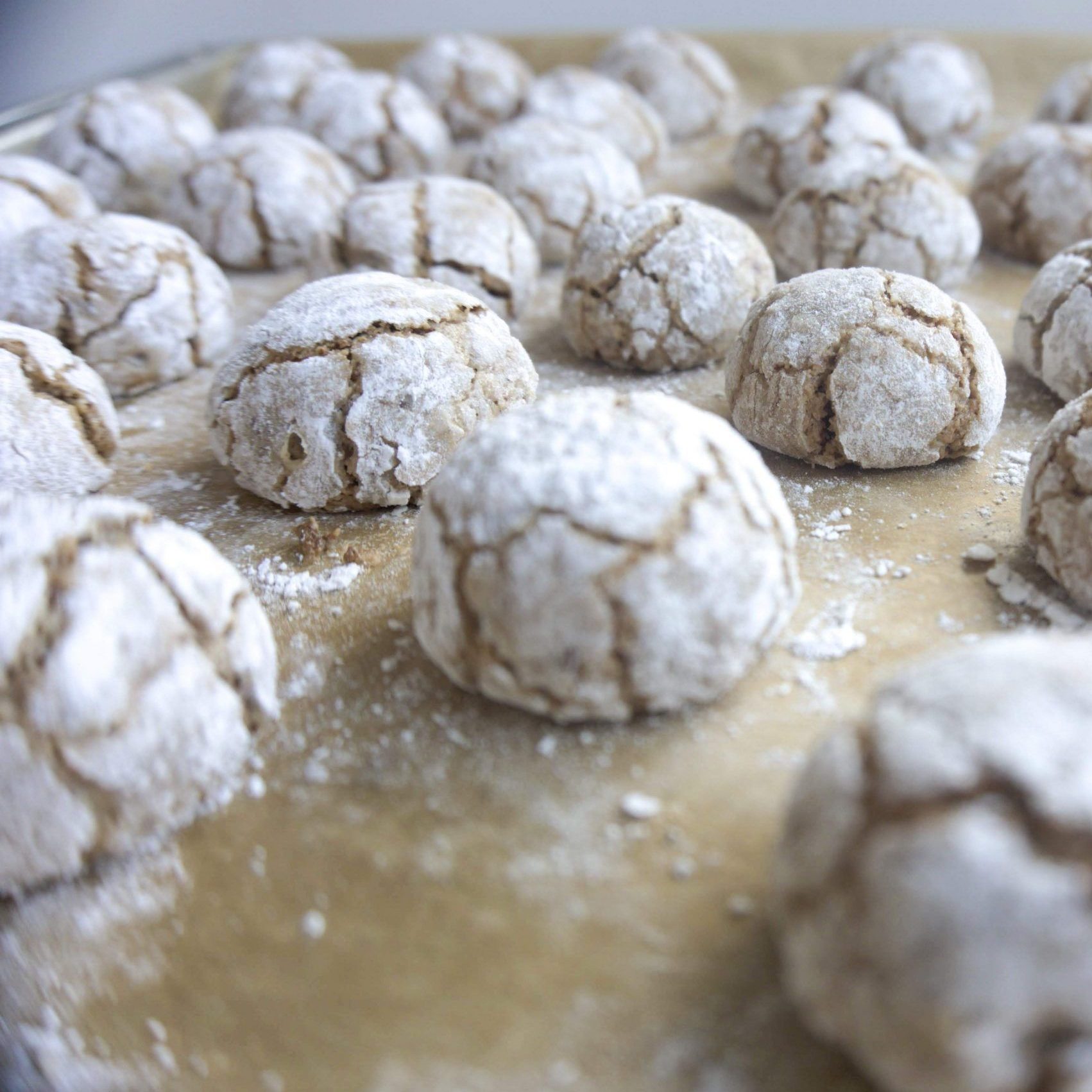 Brotlaibchen Kekse, Crincle Cookies