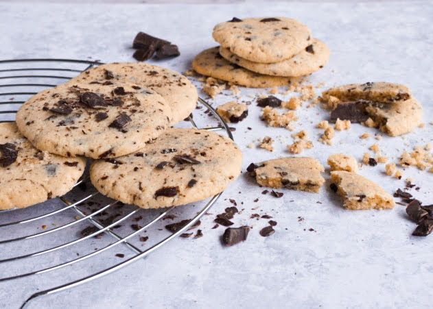 weiche Cookies, Schoko Cookies