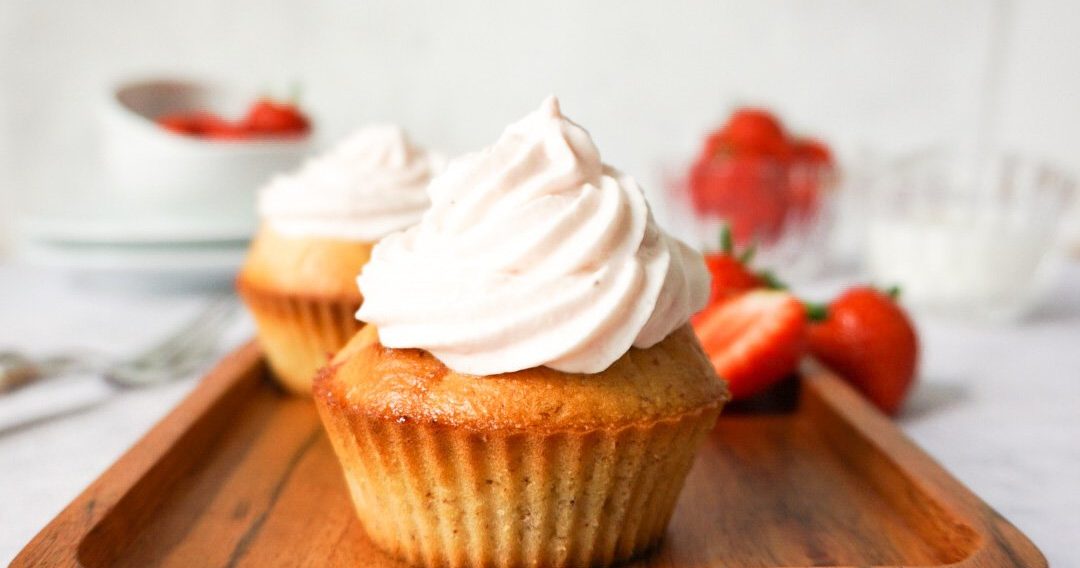 Erdbeer Cupcakes, Erdbeer Muffins