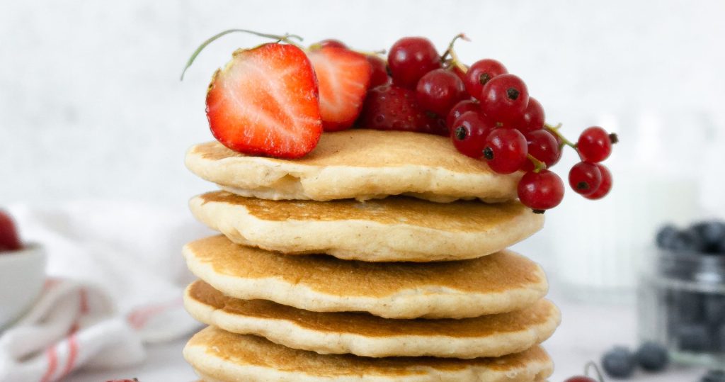 Grundrezept für vegane Pancakes mit Haferflocken ohne Banane