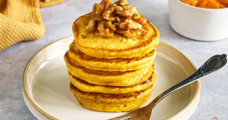 Kürbis Pancakes (vegan)